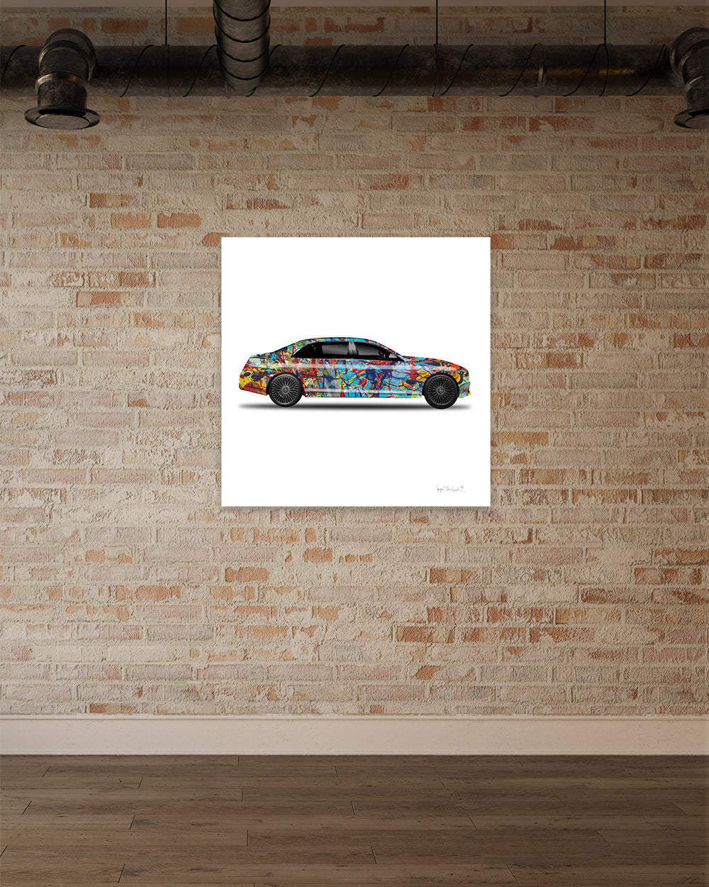 1 - Taffy Galaxy Whew Car by Jumper Maybach® (Print on Canvas)