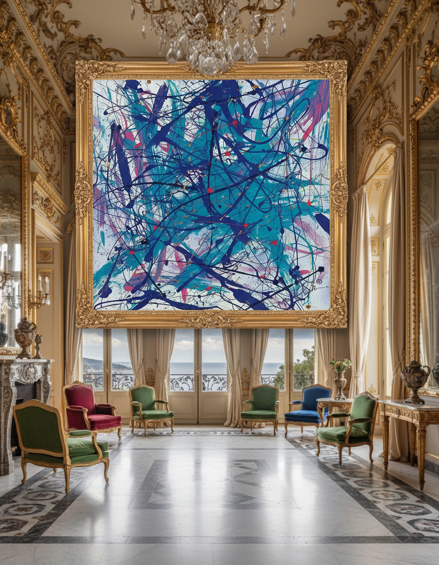 Venetian Rhapsody Purple Haze  (Print on Canvas) - Jumper Maybach