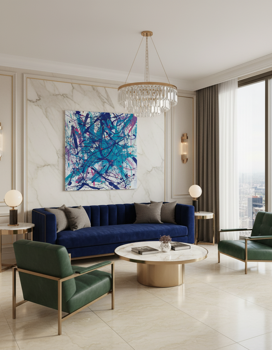 Venetian Rhapsody Purple Haze  (Embellished-Hand Signed by the Artist) - Jumper Maybach