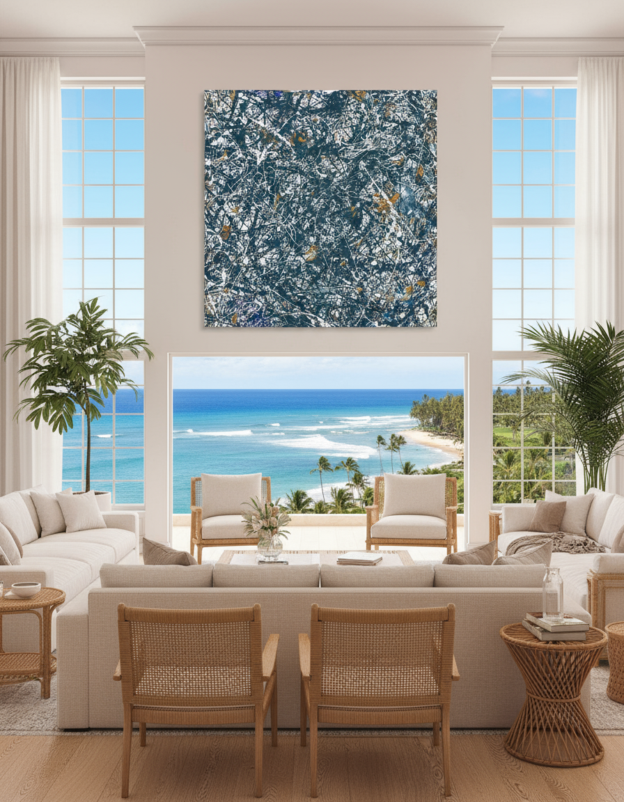 Volcano  (Print on Canvas) - Jumper Maybach