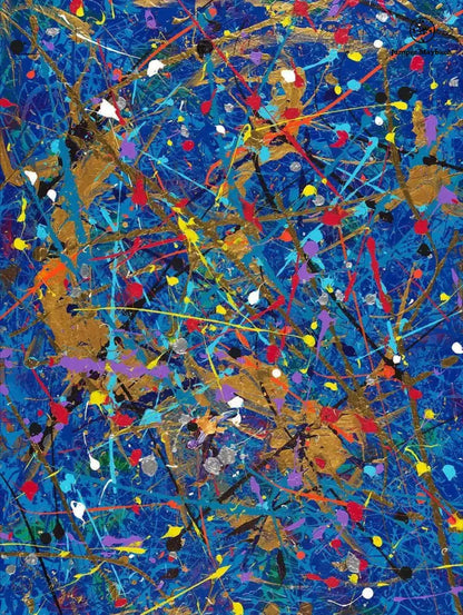 Blue Space - Original Painting - Jumper Maybach