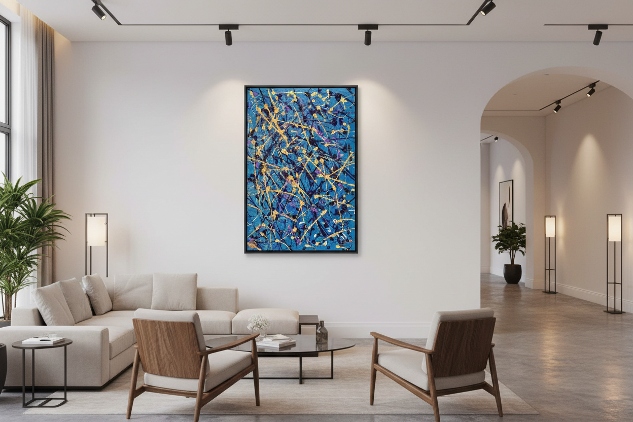 Neptune Secret Moon - Original Painting