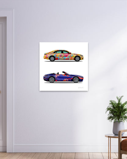 2 - World Jumper & New Galaxy Cars by Jumper Maybach® (Print on Canvas)