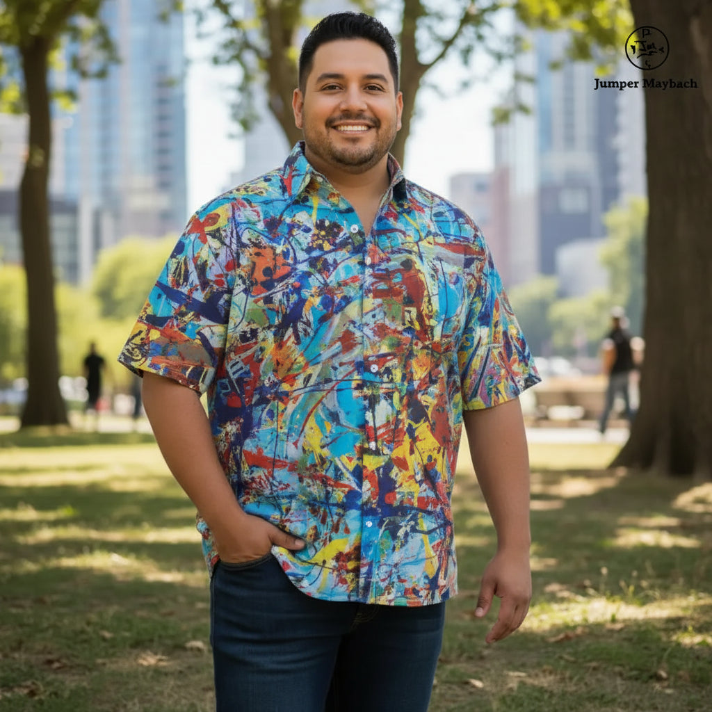 Taffy Galaxy PLUS SIZE Resort UNISEX Shirt by Jumper Maybach® - Jumper Maybach