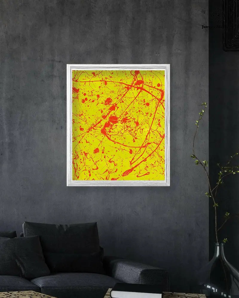 Print of "Aliens Among Us" by Jumper Maybach featuring extraterrestrial figures on paper artwork.