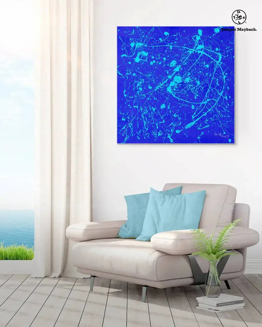 Aliens in the Ocean (Print on Canvas) - Jumper Maybach Prints