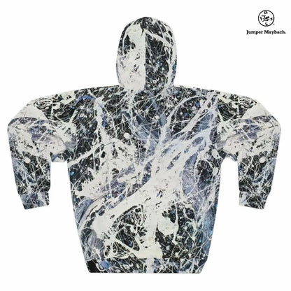 All-over print unisex pullover hoodie by Jumper Maybach, featuring vibrant awakening-themed artwork, from Printify.