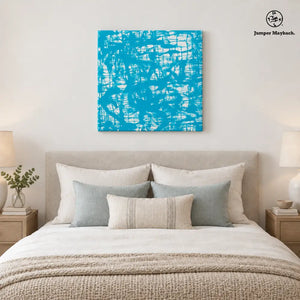 Azure Awakening (Embellished-Hand Signed by the Artist)