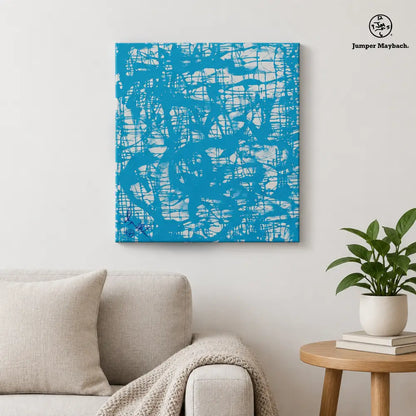 Azure Awakening (Print on Canvas) - wall vignette - Jumper Maybach Prints