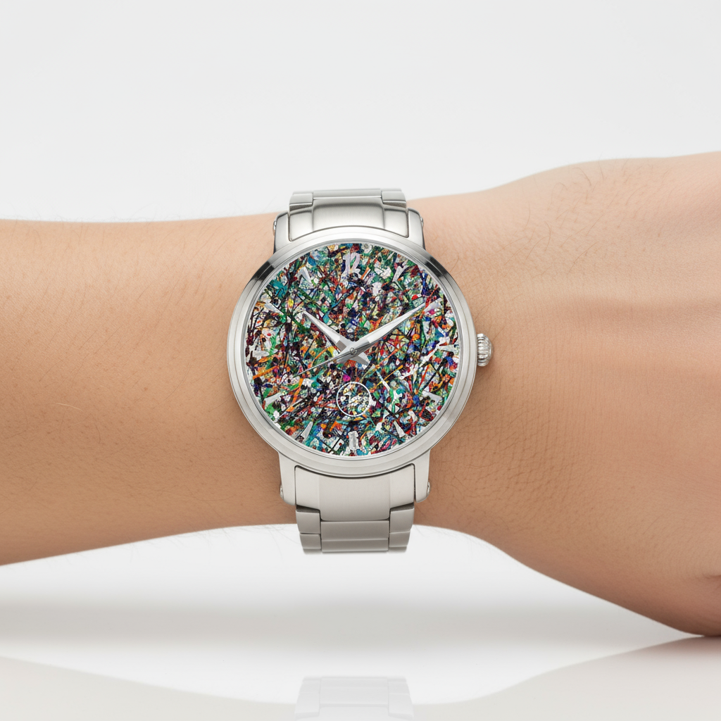 Endless Asteroid Playground Steel Bracelet Automatic Watch (With Indicators) by Jumper Maybach® - Jumper Maybach