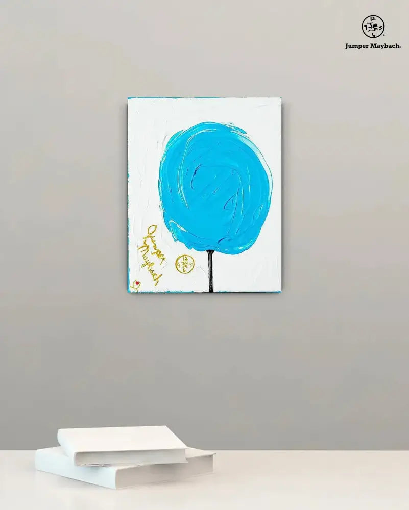 Blue Cotton Candy - Original Painting - Jumper Maybach Artwork
