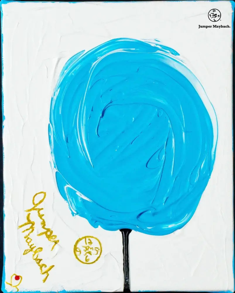 Blue Cotton Candy - Original Painting - Jumper Maybach Artwork