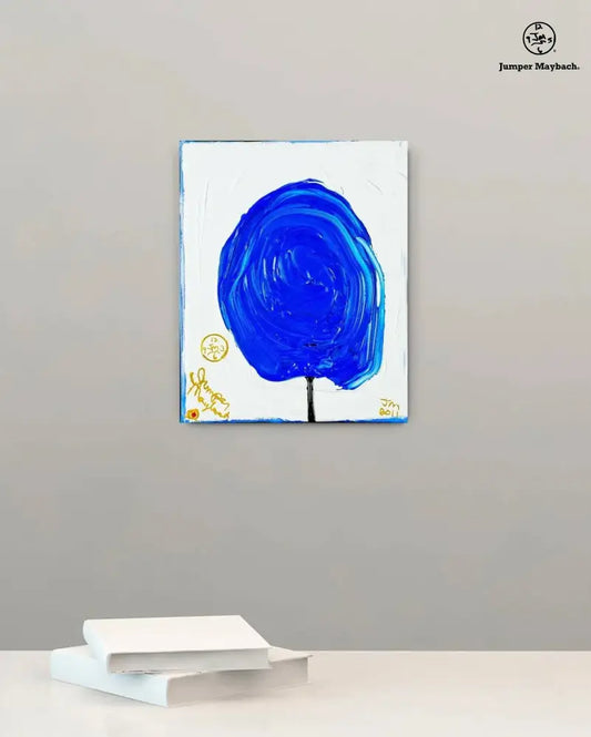 Blueberry Cotton Candy #3 - Original Painting - Jumper Maybach Artwork