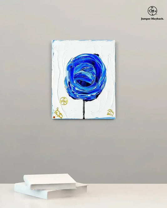 Blueberry Cotton Candy - Original Painting - Jumper Maybach Artwork