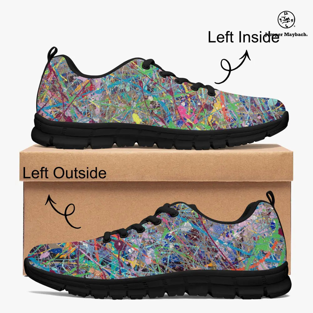 Boundless Beginnings athletic sneakers by Jumper Maybach for men and women, featuring a sleek, modern design in a stylish color.