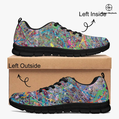 Boundless Beginnings athletic sneakers by Jumper Maybach for men and women, featuring a sleek, modern design in a stylish color.