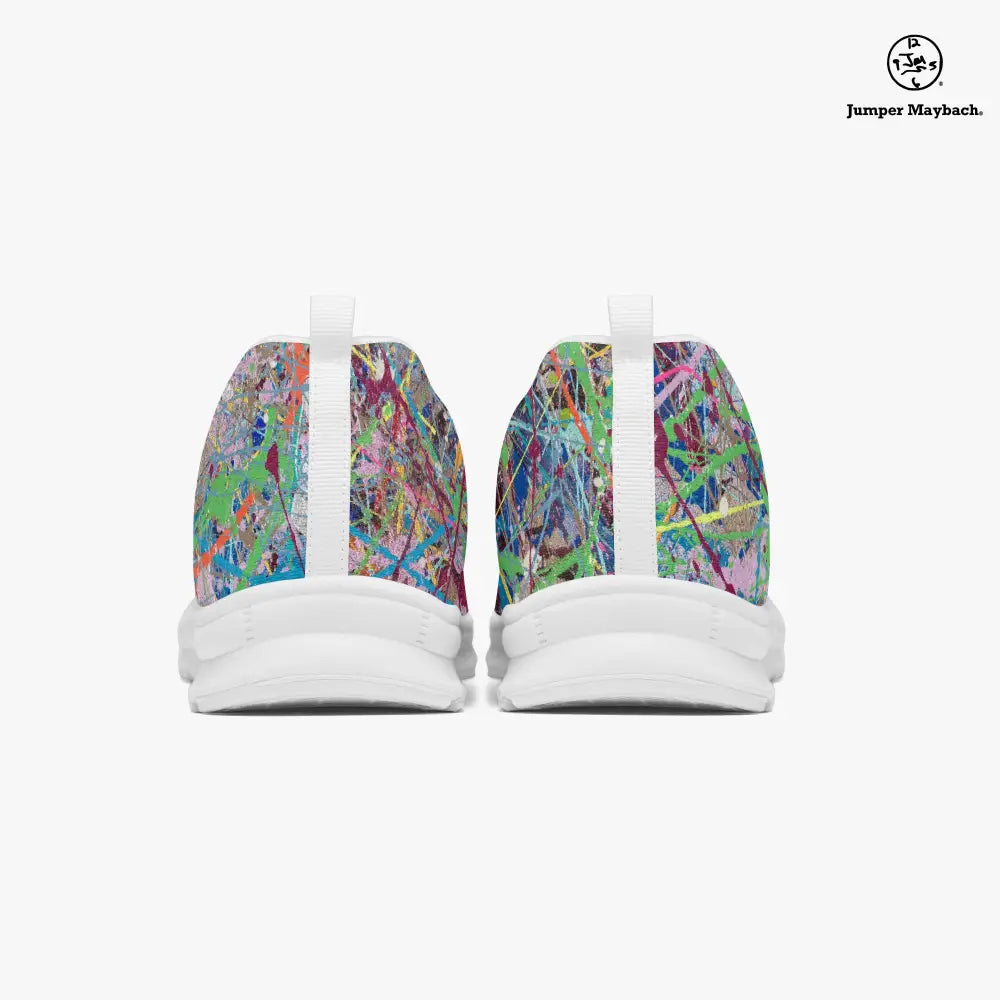 Boundless Beginnings athletic sneakers by Jumper Maybach for men and women, featuring sleek design and comfortable fit.