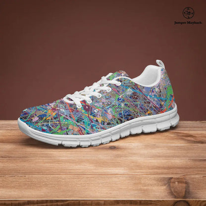 Boundless Beginnings athletic sneakers by Jumper Maybach for men and women, featuring a stylish and comfortable design.