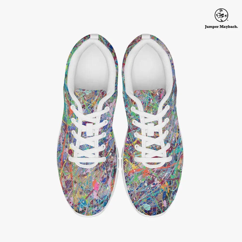 Boundless Beginnings athletic sneakers by Jumper Maybach for men and women, featuring stylish design and comfortable fit.