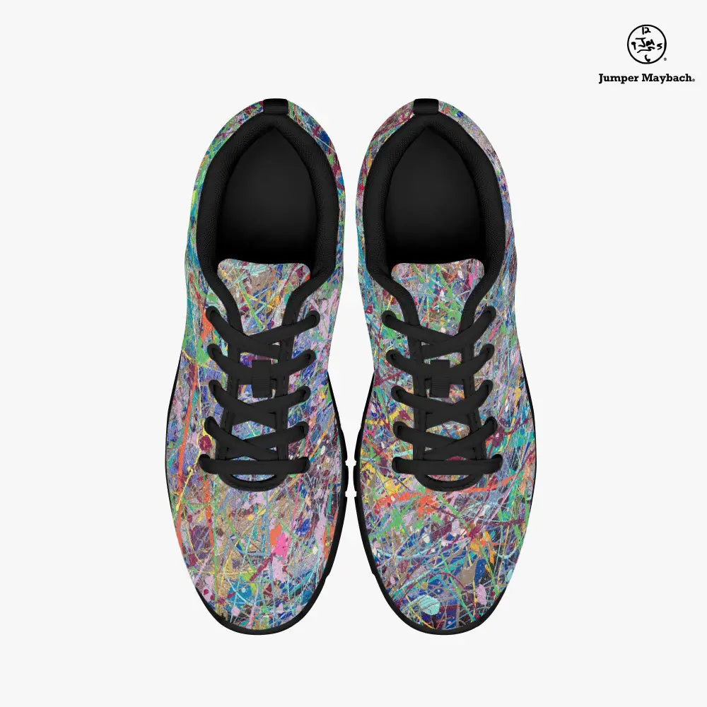JetPrint Fulfillment men's and women's Boundless Beginnings athletic sneakers by Jumper Maybach® with stylish design and comfortable fit.
