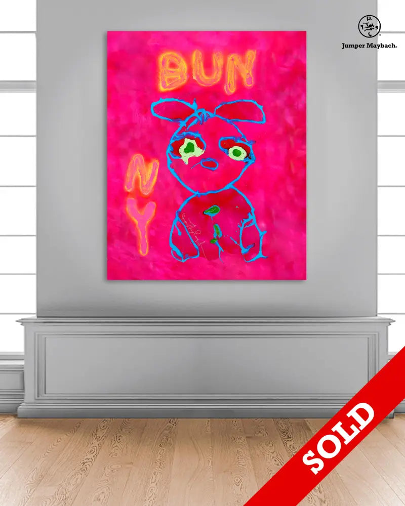 Bunny - Original Painting SOLD - Jumper Maybach Artwork