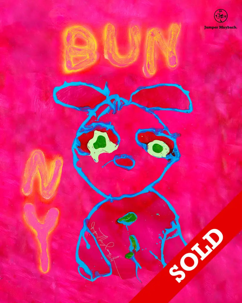 Bunny - Original Painting SOLD - Jumper Maybach Artwork