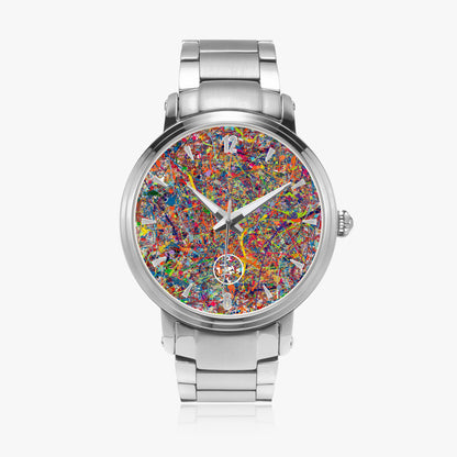 Infinite Candy Quasar Steel Bracelet Automatic Watch (With Indicators) by Jumper Maybach® - Jumper Maybach