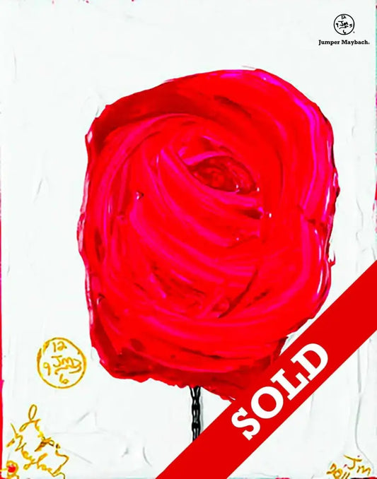 Cherry Cotton Candy - Original Painting - SOLD - Jumper Maybach Artwork