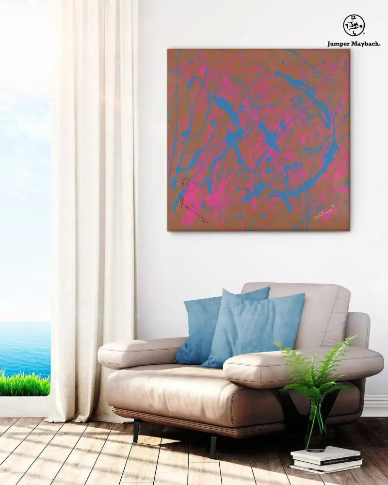 Chocolate Heaven #1 (Embellished-Hand Signed by the Artist) - Jumper Maybach giclee