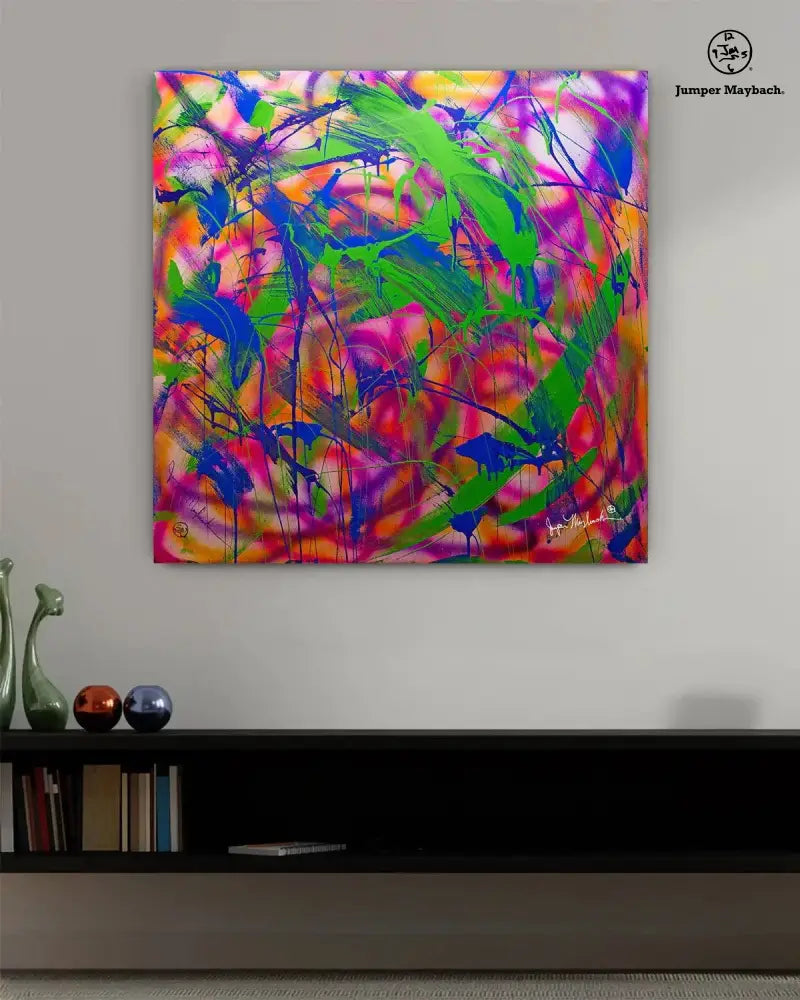 Chromatic #1 (Embellished-Hand Signed by the Artist) - Jumper Maybach giclee