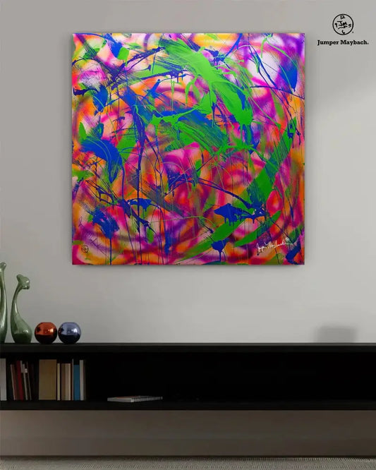 Chromatic #1 (Embellished-Hand Signed by the Artist) - Jumper Maybach giclee