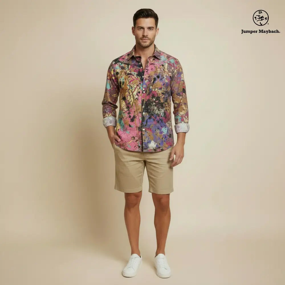 Close Constellations Resort Shirt by Jumper Maybach® - Men’s Clothing