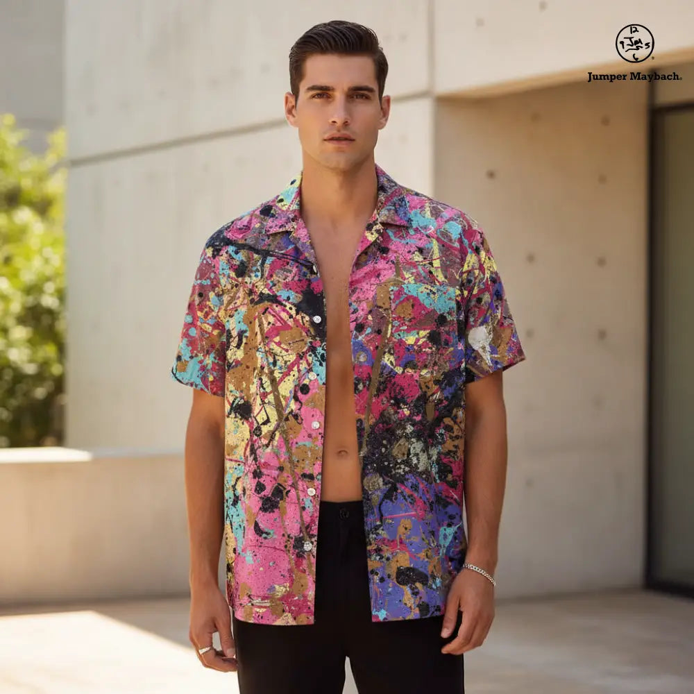 Close Constellations Resort Shirt by Jumper Maybach® - XS - Men’s Clothing
