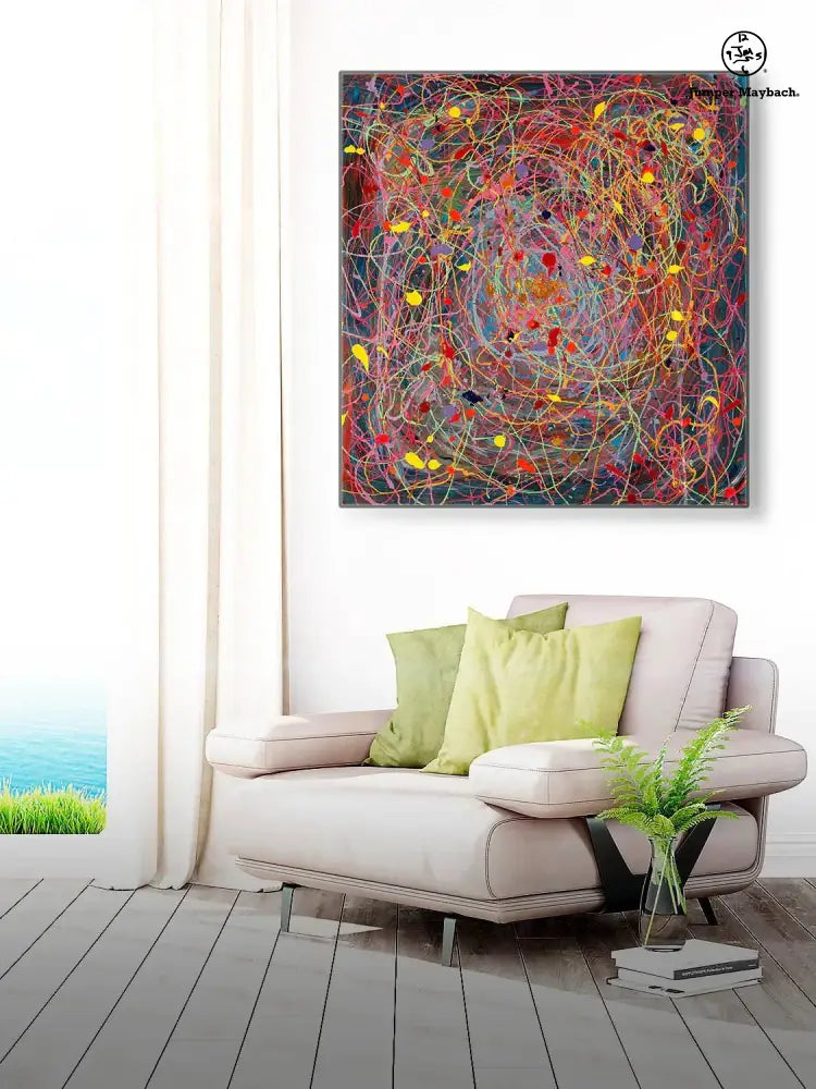 Clown Migraine - Original Painting - Jumper Maybach Artwork