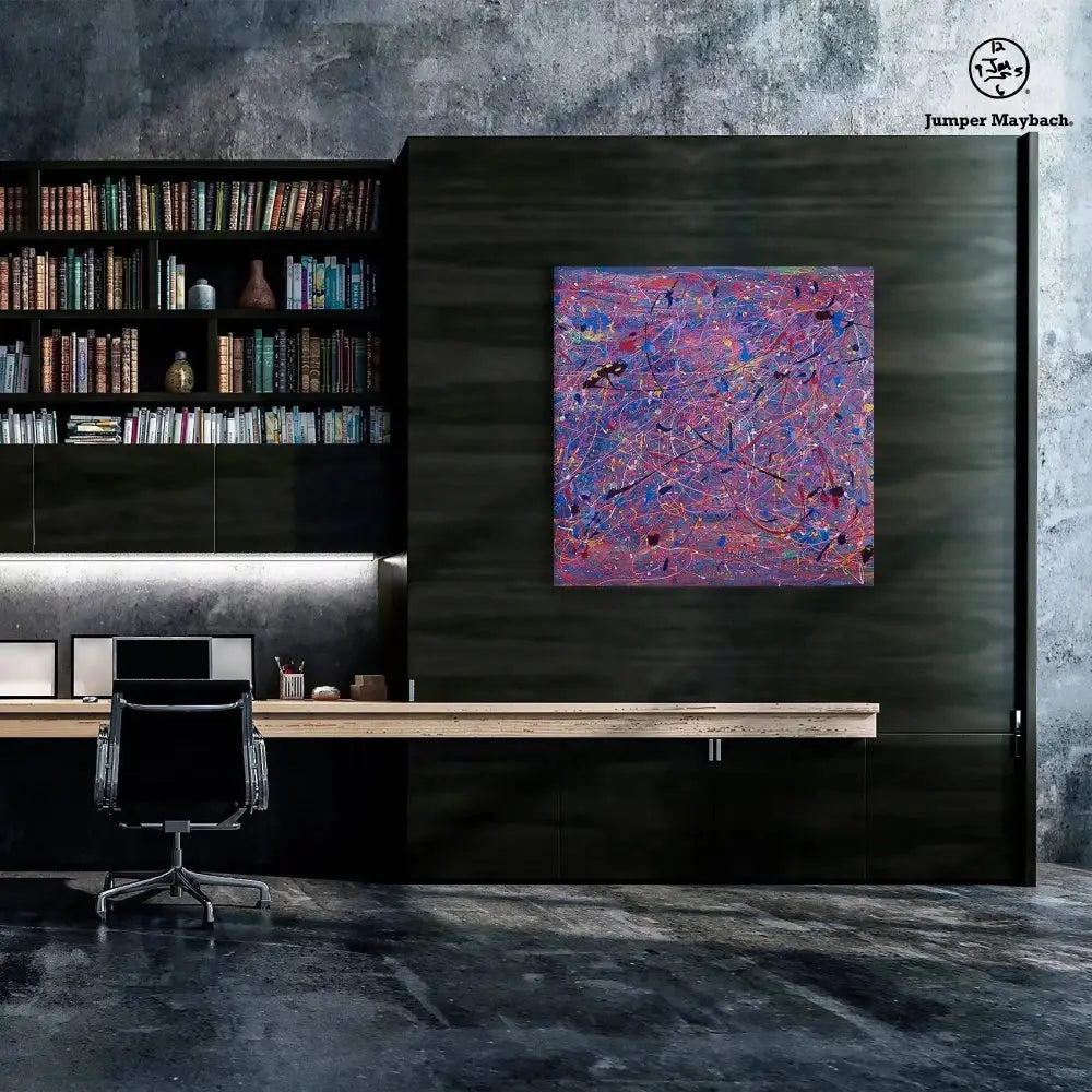 Clown Purple Haze (Embellished-Hand Signed by the Artist) - Jumper Maybach giclee