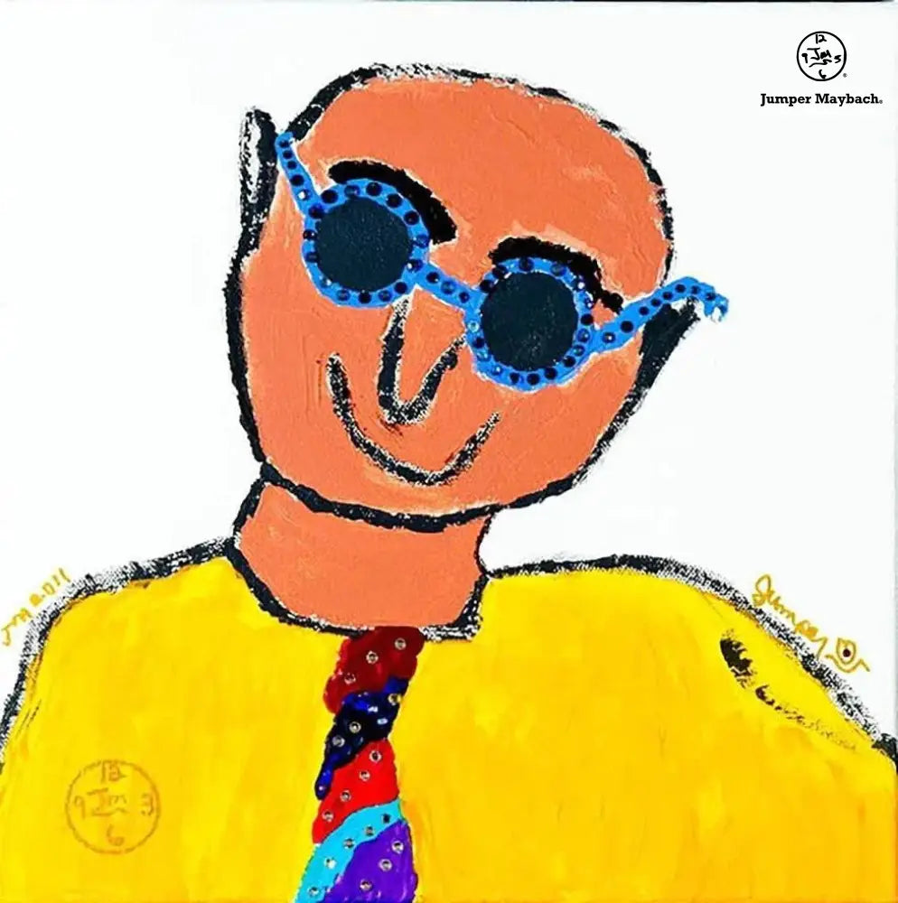 Cool Man Metro Man - Original Painting - SOLD - Jumper Maybach Artwork