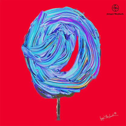 Cosmic Blueberry Cotton Candy (Print on Canvas) - Jumper Maybach Prints