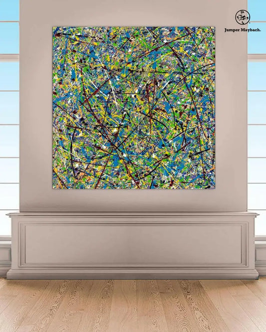 Cosmic Glee (Embellished-Hand Signed by the Artist) - Jumper Maybach giclee