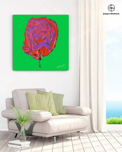 Cosmic Strawberry Cotton Candy (Print on Canvas) - Jumper Maybach Prints
