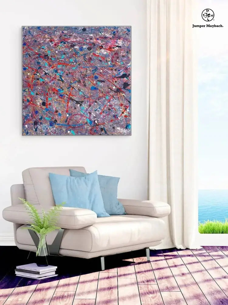 Cotton Candy Venetian Style (Embellished-Hand Signed by the Artist) - Jumper Maybach giclee