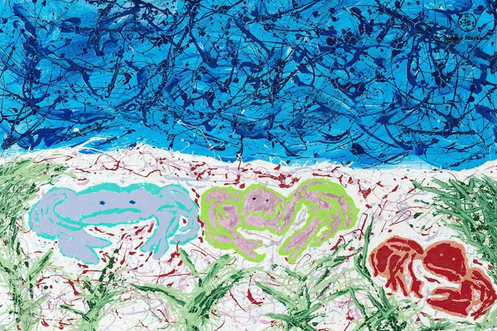 Crab Series #2 - Original Painting - Jumper Maybach Artwork