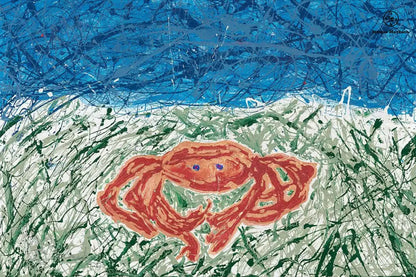 Crab Series #3 - Original Painting - Jumper Maybach Artwork