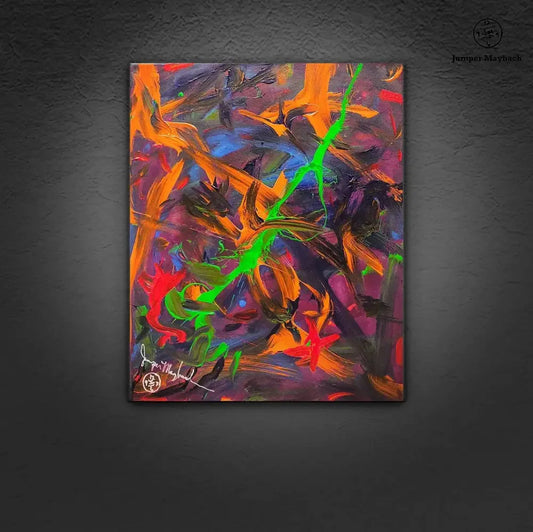 Dancing Bird (Print on Canvas) - Jumper Maybach Prints