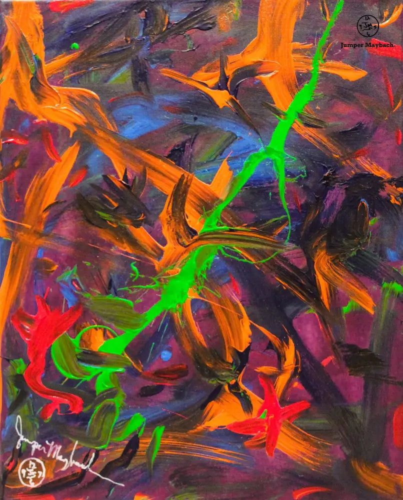 Dancing Bird (Print on Canvas) - Jumper Maybach Prints