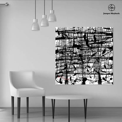 Dark Matrix (Embellished-Hand Signed by the Artist) - Jumper Maybach giclee