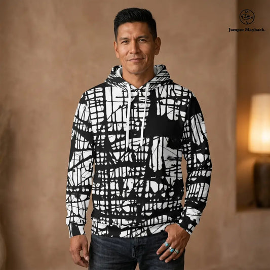 Dark Matrix - Unisex Pullover Hoodie by Jumper Maybach® - All Over Prints