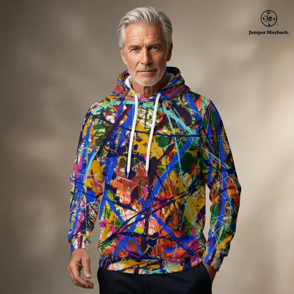 Deep Dimension - Unisex Pullover Hoodie by Jumper Maybach® - S - All Over Prints