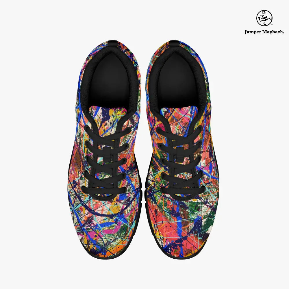 Deep Dimensions athletic sneakers by Jumper Maybach for men and women, featuring a sleek design and comfortable fit.