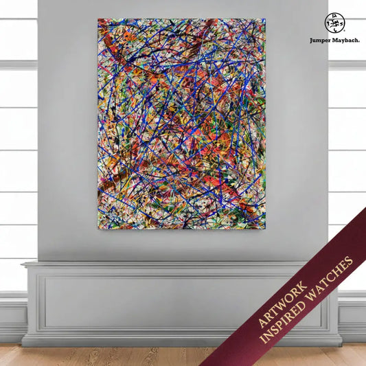 Deep Dimensions original artwork by Jumper Maybach featuring a striking vignette design, available as a high-quality painting.