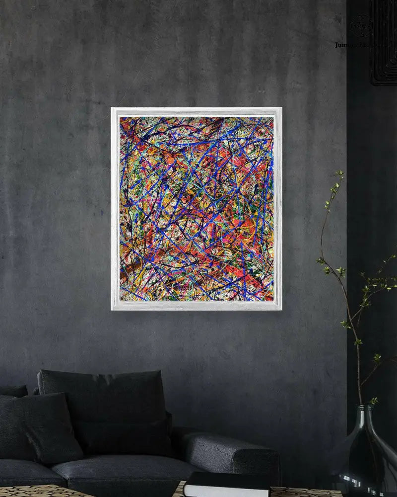 Deep Dimensions art print by Jumper Maybach featuring abstract geometric shapes on paper.